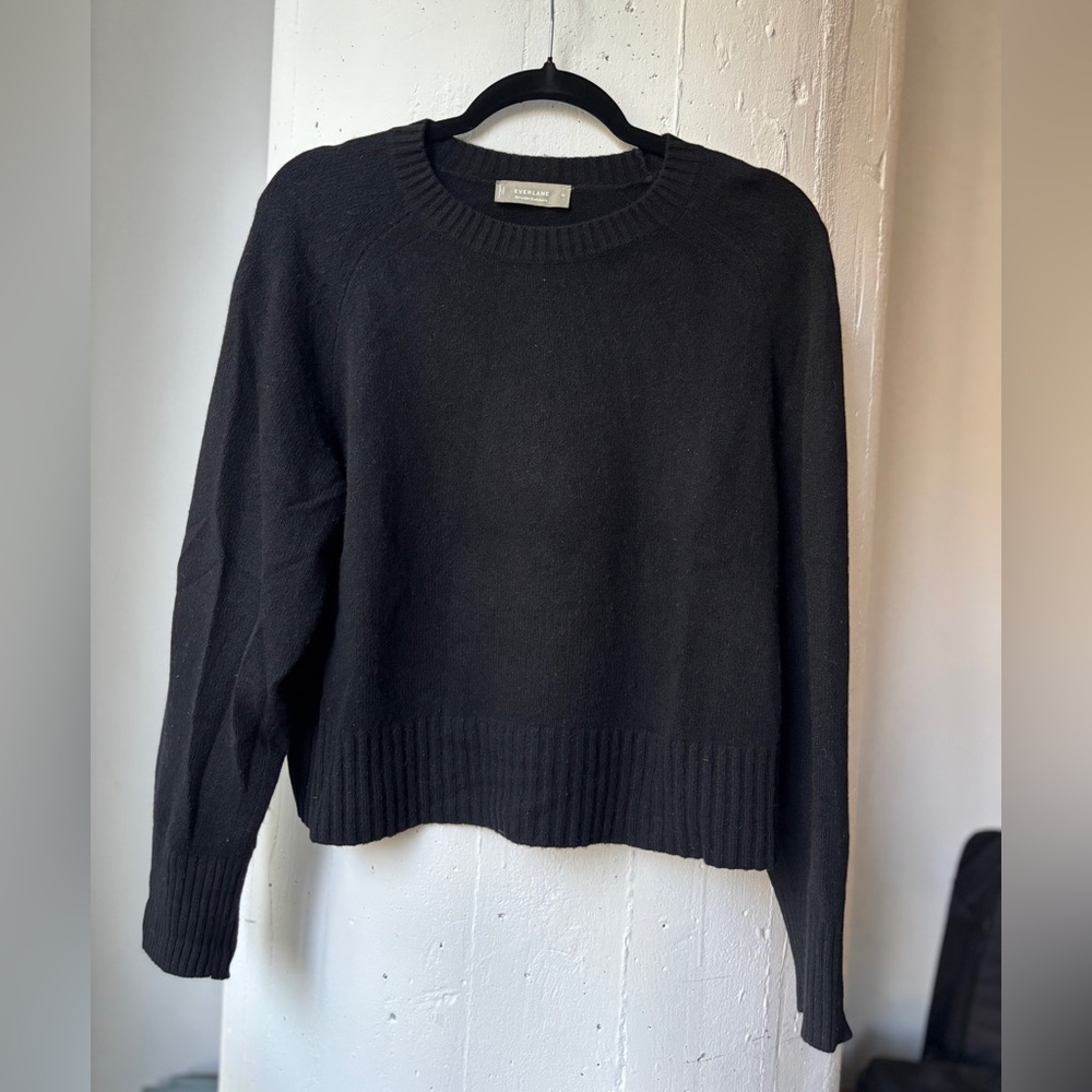 Everlane Cashmere Black Sweater
